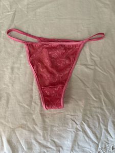 Beautiful Pink Thong Panty