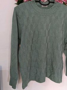Teal Color Woolen Top