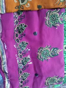 Elegant Ethnic Saree 6pc Combo