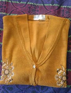 Floral Embroidered Cardigan