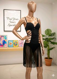 Fringe Trim Swimsuit