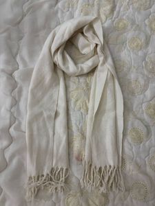 Elegant Cream Scarf