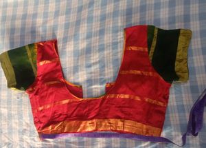 Ethnic Red &amp; Green Sungdi Cotton