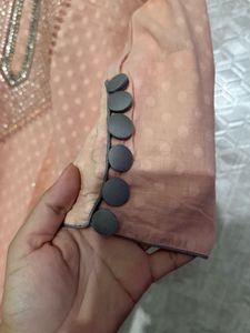 Elegant Peach Kurta Suit Set