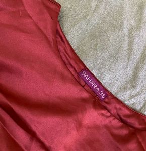Rust In Color Satin Top Bust 38/40/42