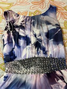 Floral Chiffon Party Dress