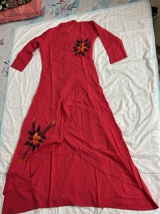 Beautiful Long Gown Style Cotton Kurta
