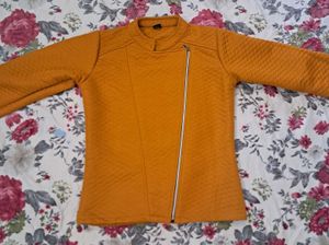 Mustard Quilted Jacket