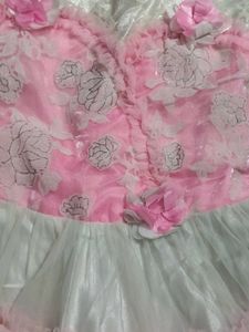 Pink &amp; White Dress