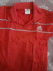 Adidas Red Polo Shirt