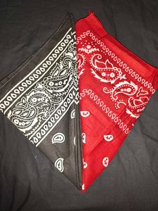Black &amp; White Bandana Set Of 3