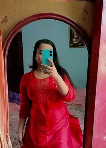 red kurti