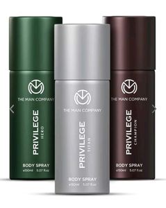 😍pack Of 3 The Man Company Body Spray..😍