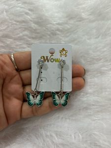 Butterfly Drop Earrings