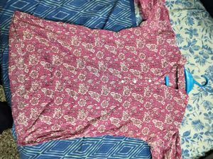 Pink Floral Tunic