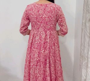 Pink Dress With Ghera💕