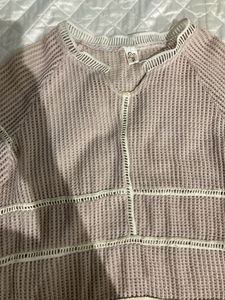 see through knitted style crop top