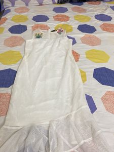 White Embroidered Dress