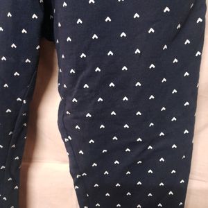 Heart Dots Sweatpants Joggers Pyjama Women&#39;s Pant