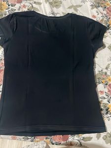Women Dyca Medium Size T-shirt Charcoal Colour