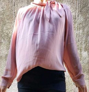 Pink Formal Shirt, Size: S-M