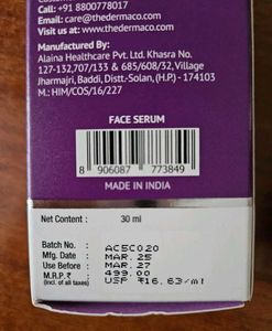 The Derma Co. 2% Salicylic Acid Face Serum