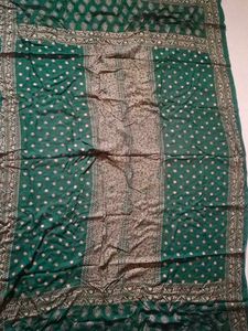 Bottle Green Fancy Duppata