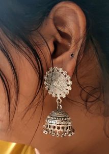 Oxidised Silver Earrings