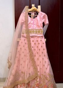 Pretty Embroidered Lehngha Choli Set