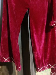 Velvet Kurta Set