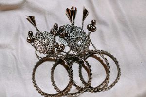 Silver Bangles