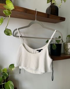 Forever 21 White Crop Top