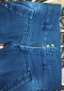 Dark Blue Denim Jeans