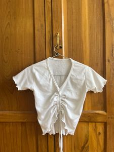 White Crop Top