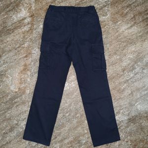 Kyungdo Navy Blue 6 Pocket Pants (Unisex)