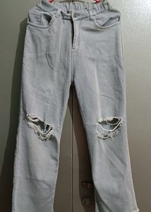 Ripped Jeans - Grey