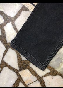 Wide Leg Black Jeans