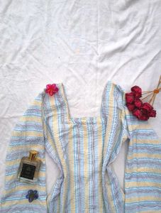 Striped corset back kurti🎀