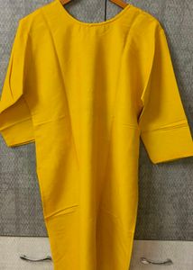 Mustard Yellow Kurti