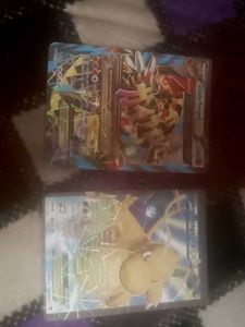 Two Pokemon Cards With Hp 180,ps 240