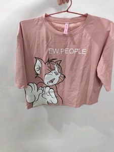 🌸BLUSHIEE PINK CROP T-SHIRT🌸
