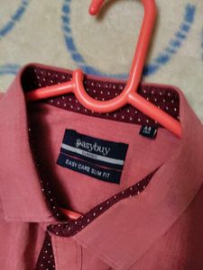 Salmon Button-Down Shirt