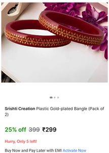 Beautiful Red Bangles