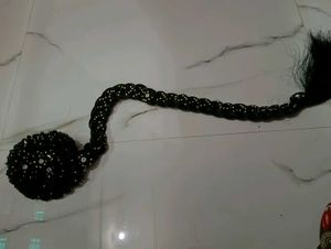 Stone juda with choti (Black)