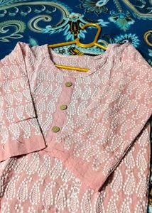 ELEGANT PEACH KURTA