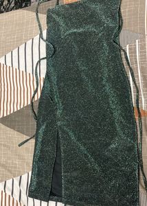 Emerald Velvet Slip Dress