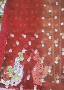 Red &amp; Gold Sari