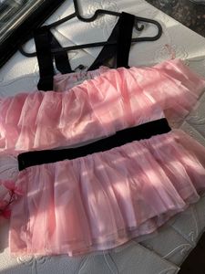 Cute Baby Pink peplum top