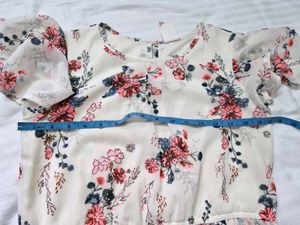 Floral High-Low Dress