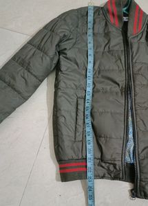 Women Bomber Jacket (Military Green)